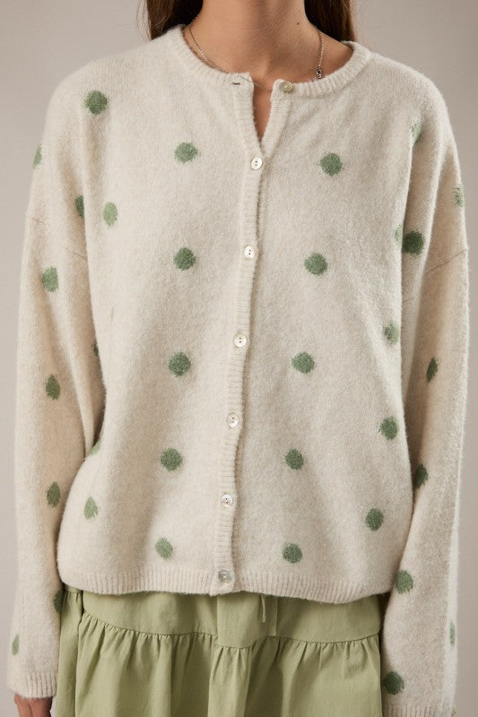 Polka Dot Cardigan