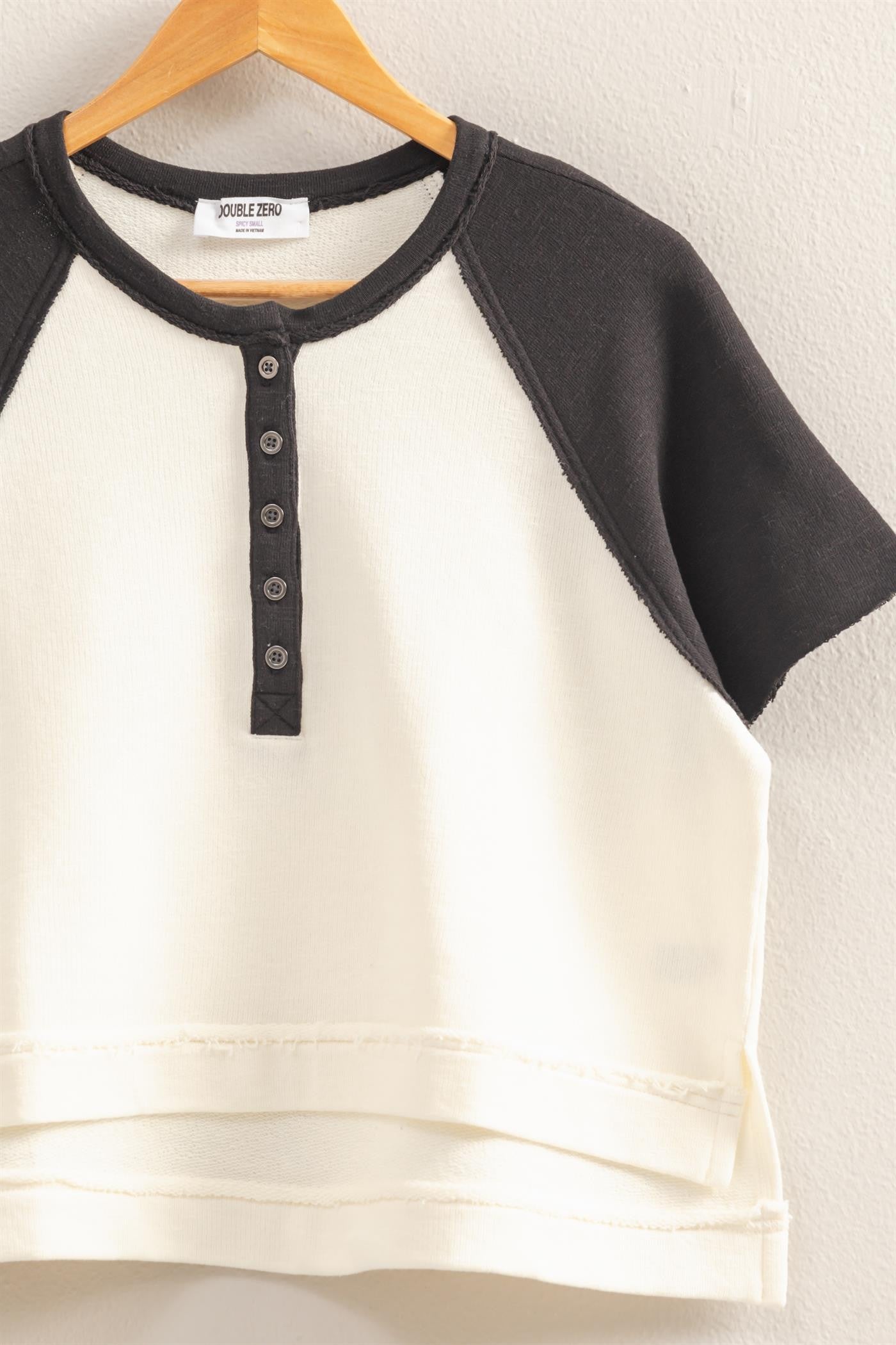 Boyfriend Cropped Short Sleeve Tee