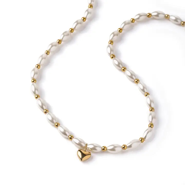 Waterproof White Shell Necklace