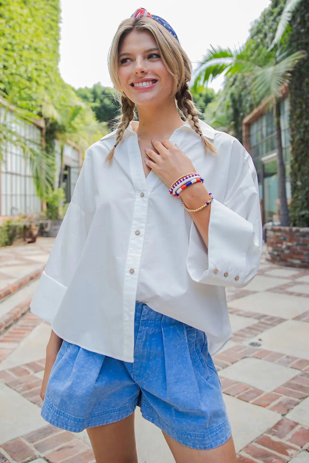 Button Down Blouse