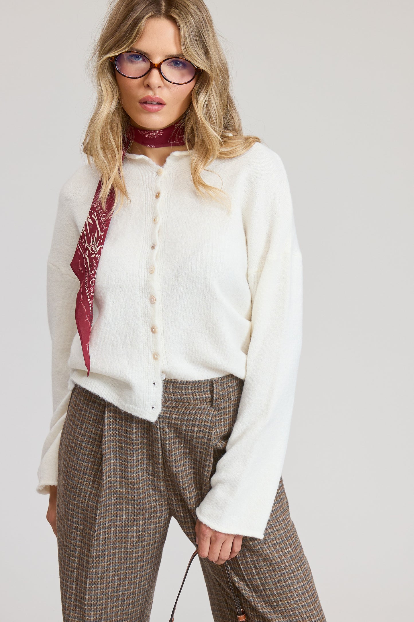 Button Down Cardigan Top