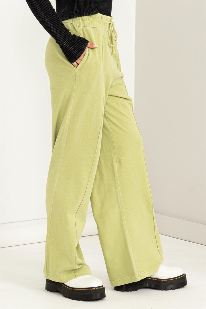 High Waist Wide Leg Pant