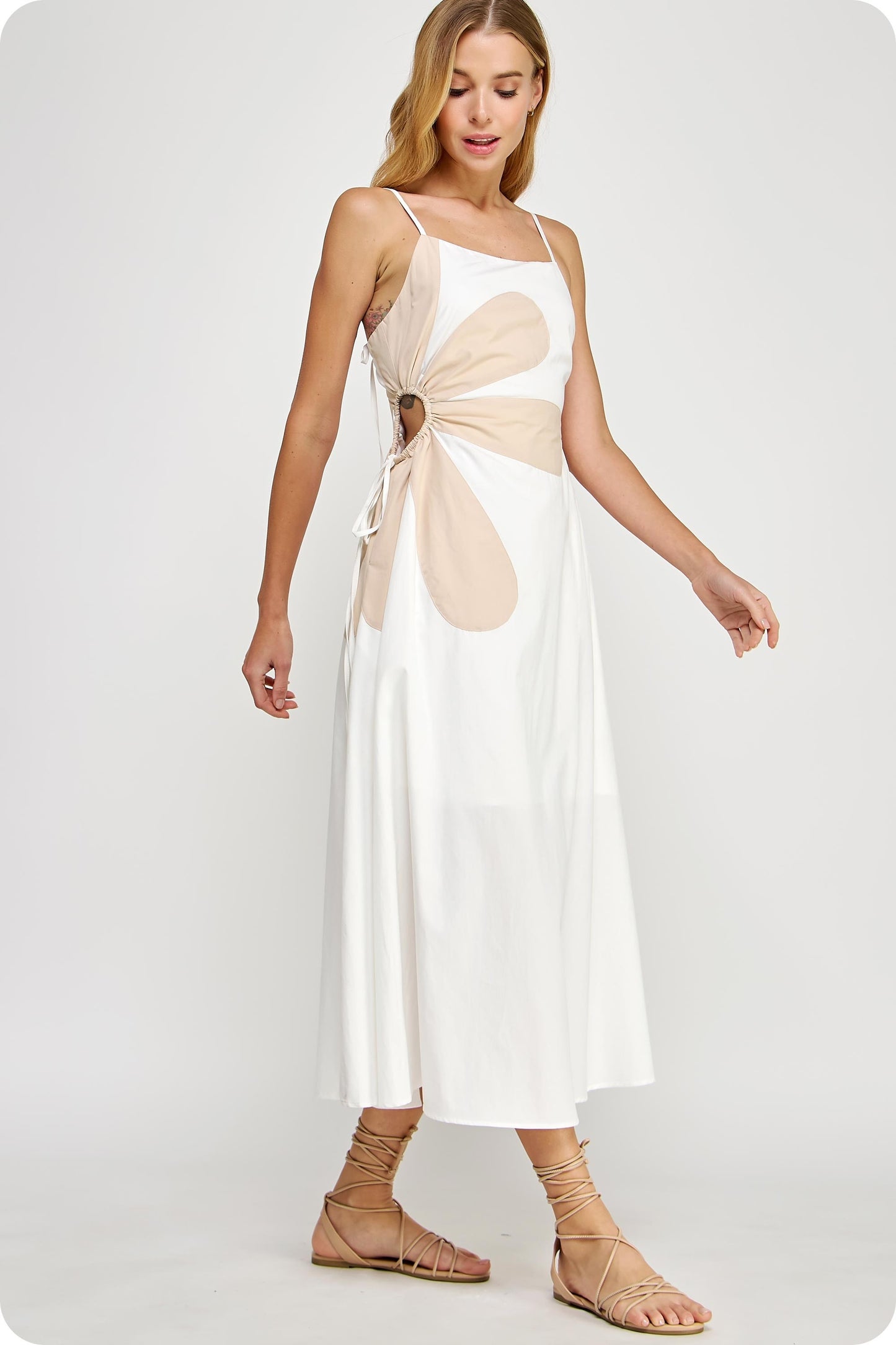 Flower Girl Cut-Out Dress