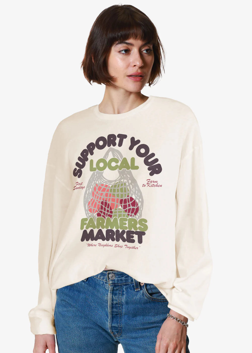 Farmers Market Relaxed Tee