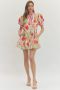 Floral Short Dress