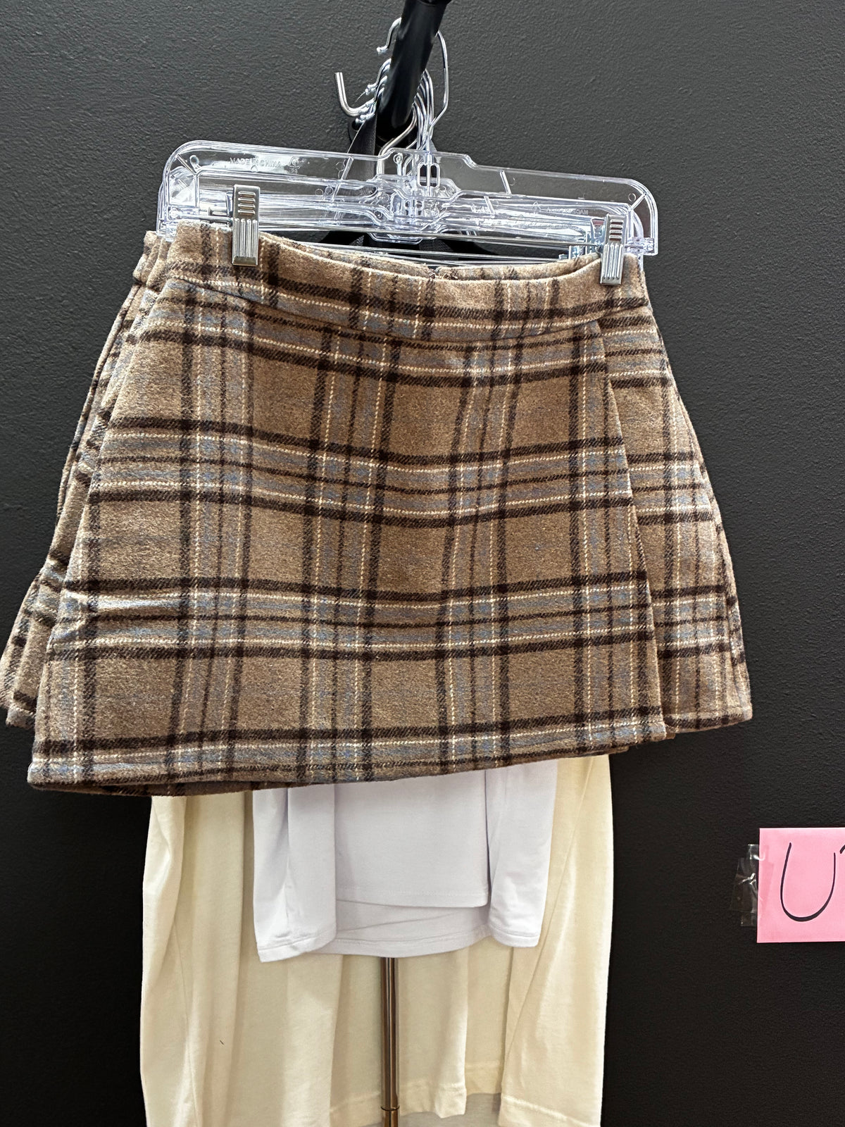 Plaid Mini Skirt
