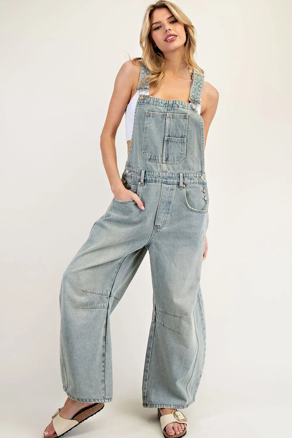 Barrel leg jumpsuit