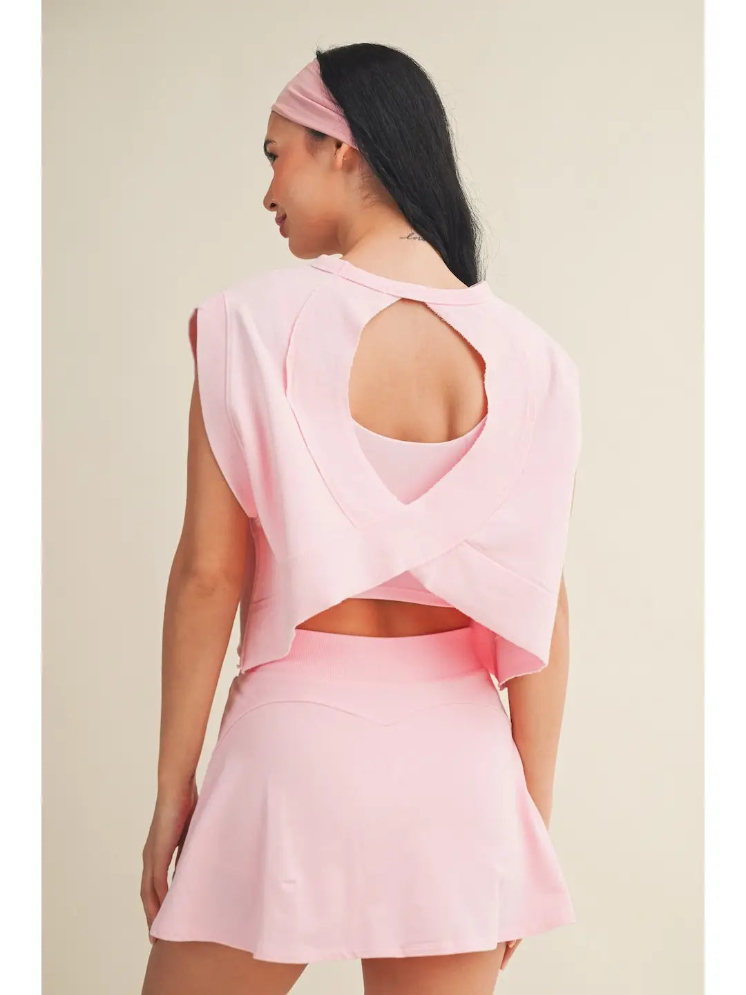 Mineral Wash Open Back Top