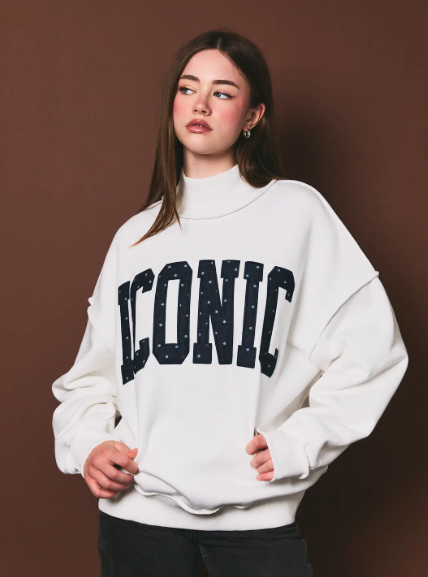 Iconic Mock Neck Sweatshirt