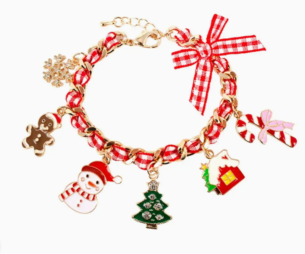Christmas Multi Charm Bracelet