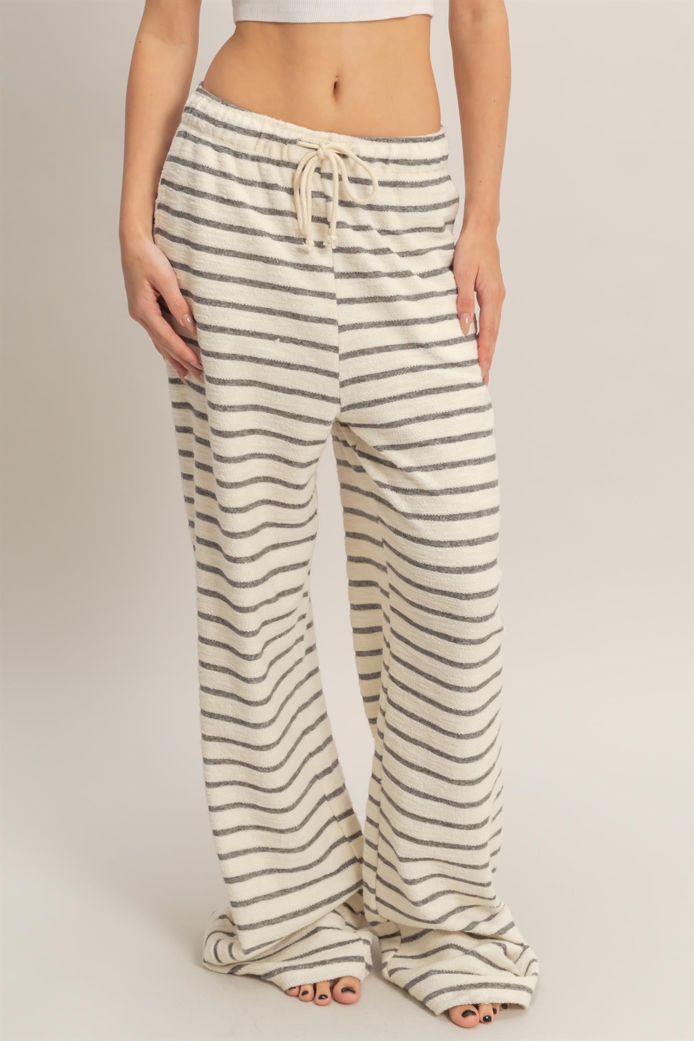 Striped Terry Pant