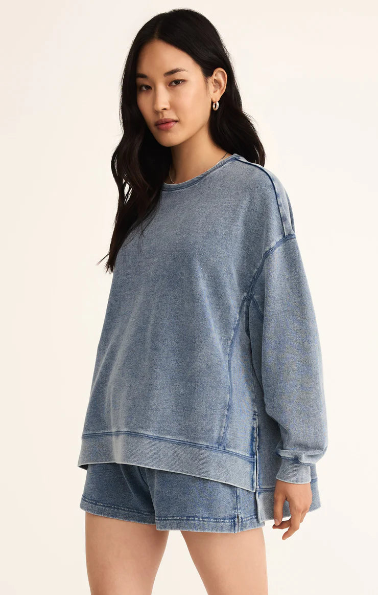 Weekender Knit Denim Top