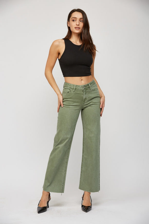 HIGH RISE WIDE LEG WITH CROP