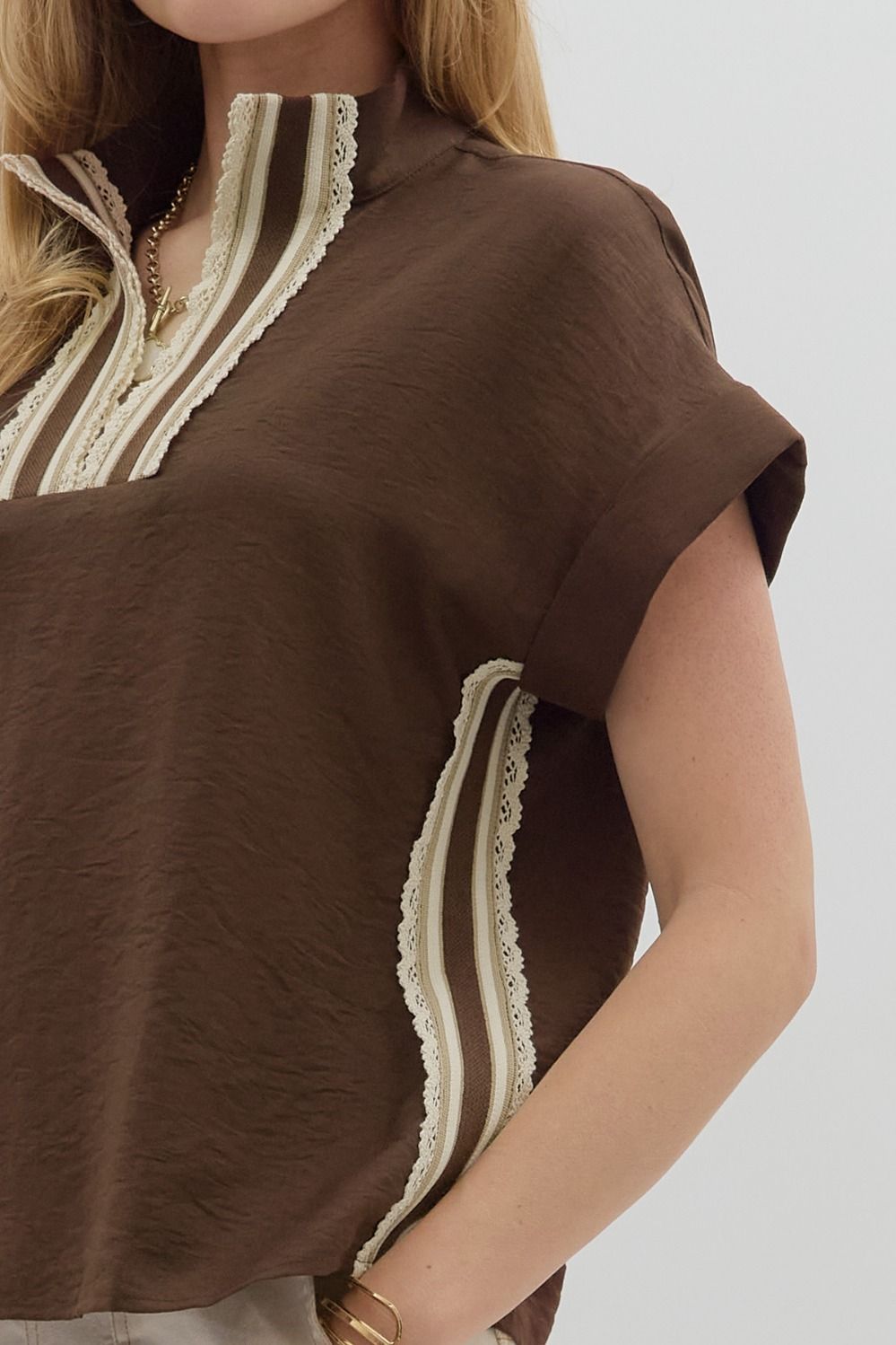 Crochet Trim Top