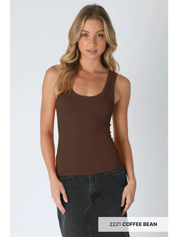 Vintage Ribbed Tank Top