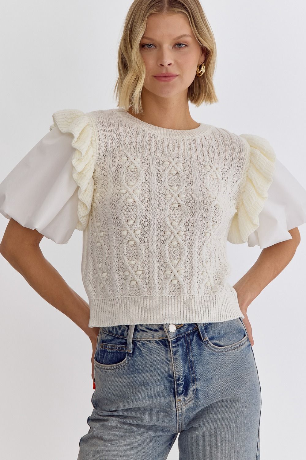 Puff Sleeve Sweater