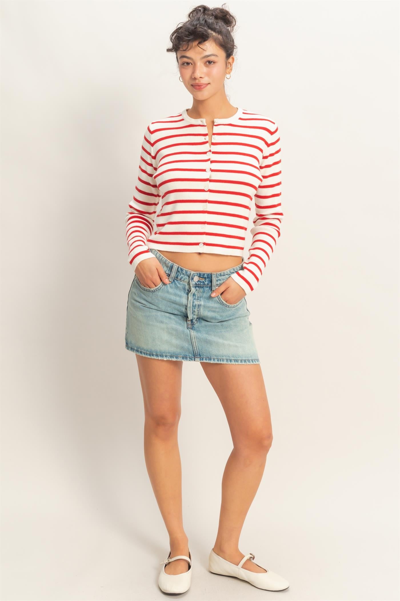 Striped Cardi
