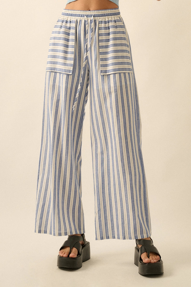 Striped Woven Pants