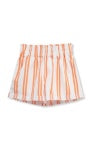 Girls High Waisted Striped Short