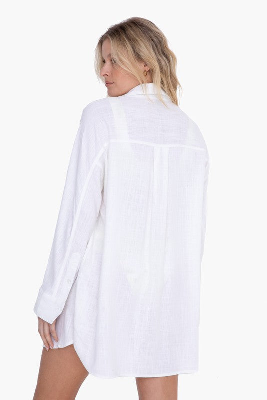 Linen Coverup