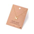 Gold Butterfly Necklace