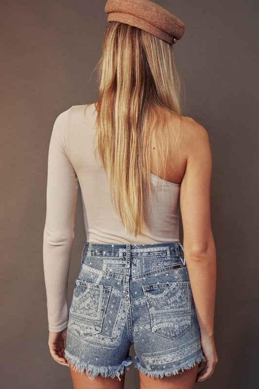 Bandana High Rise Cut Off