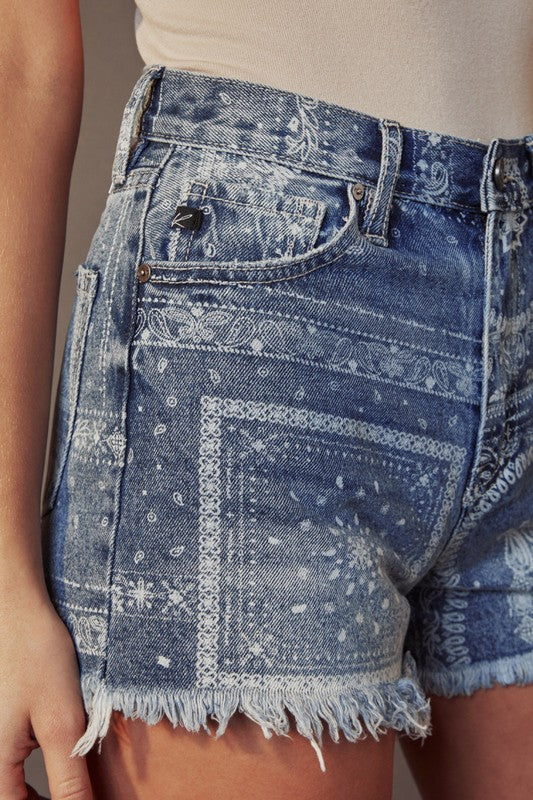 Bandana High Rise Cut Off