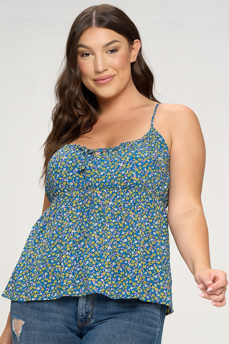 Floral Tank Curvy