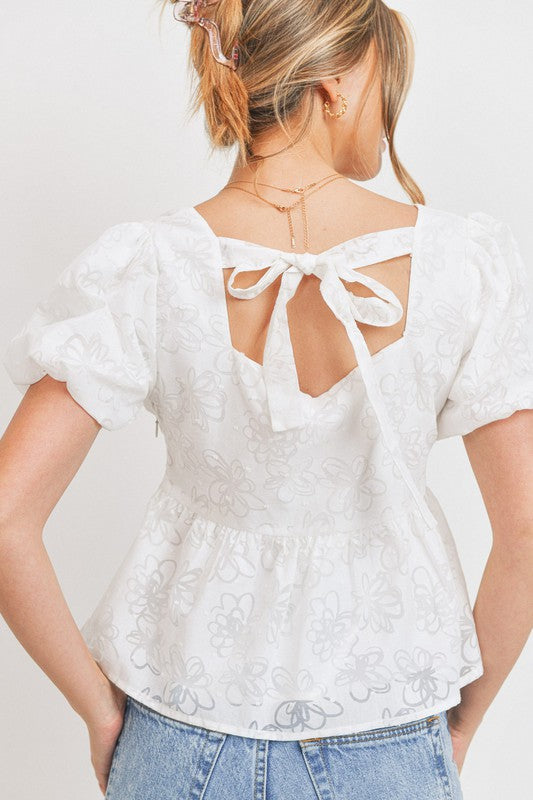 Flower Screen White Top