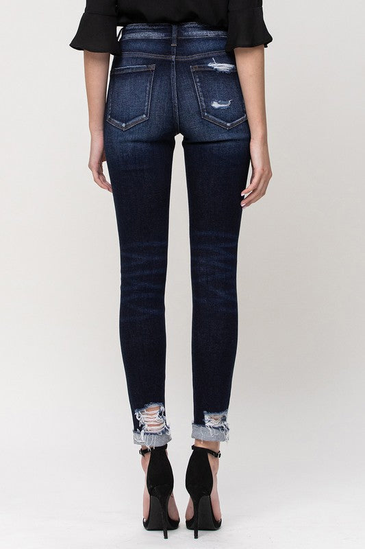 Mid Rise Skinny cuff