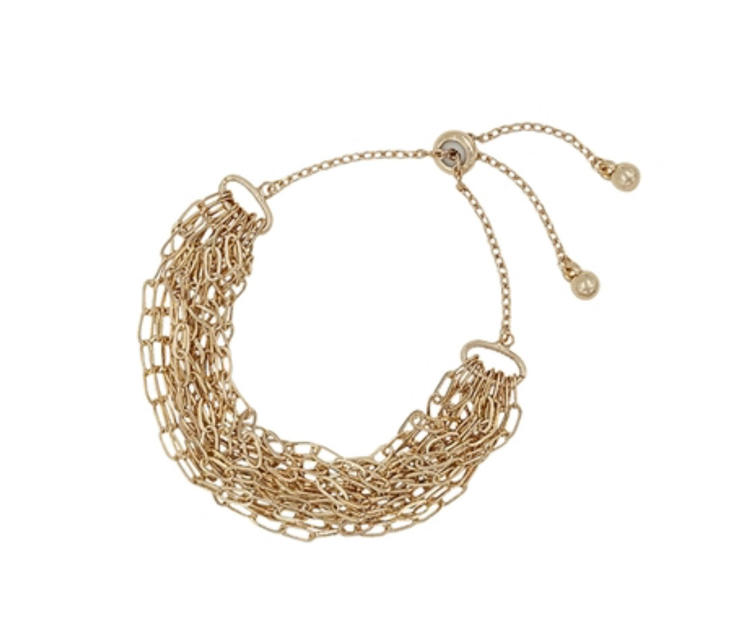 Gold Multi Chain Bracelet