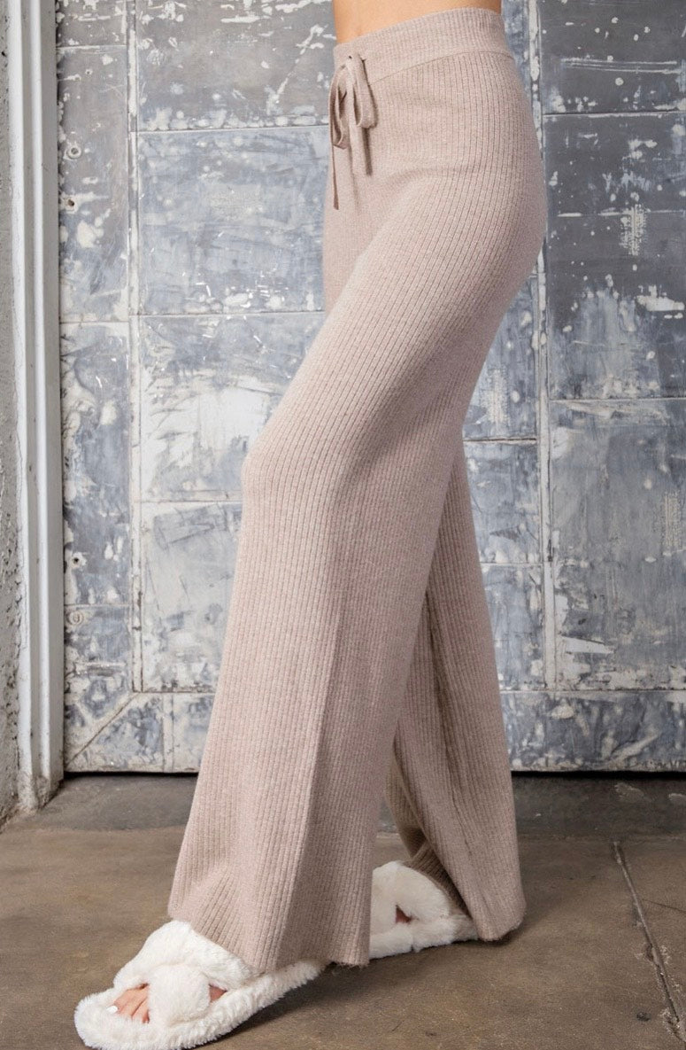 Lounging Around Ribbed Pants