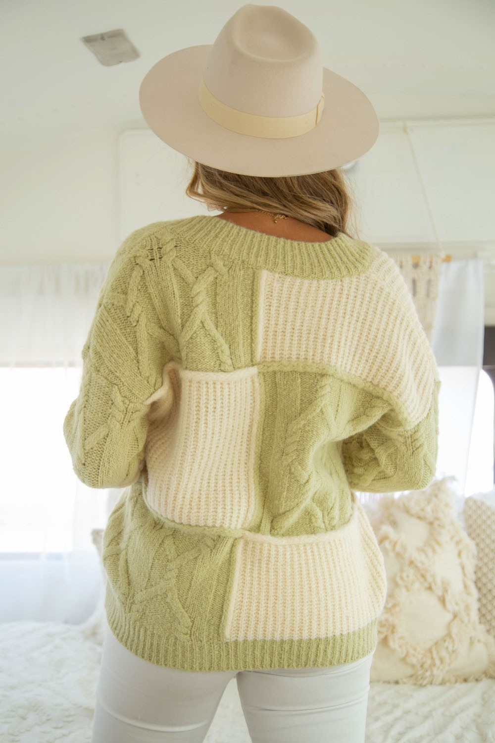 In the Moment Color Block Sweater