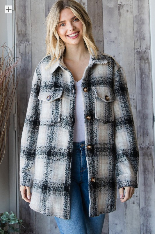 Thick and Cozy Shacket Curvy