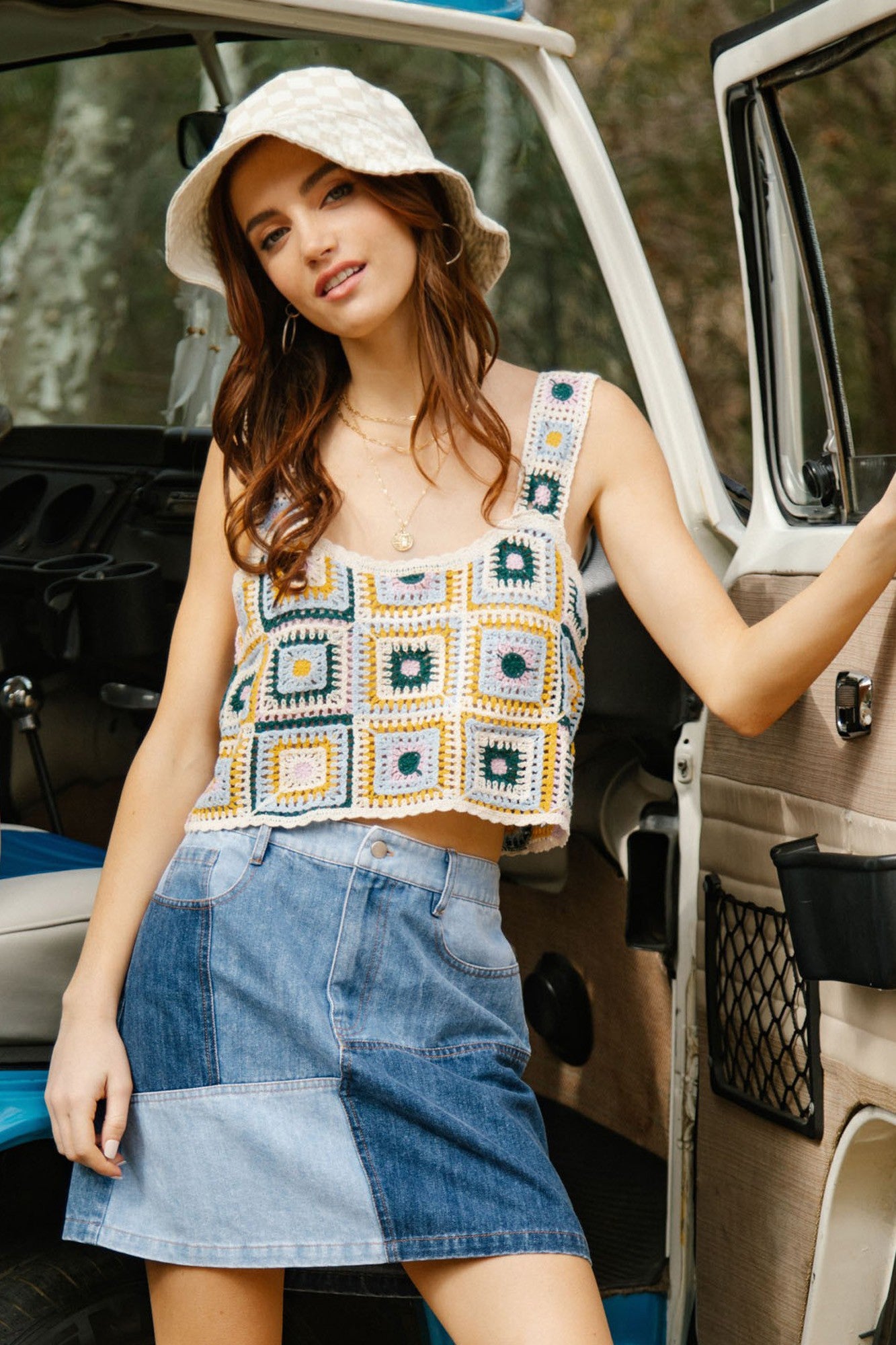 Lace Crochet Crop
