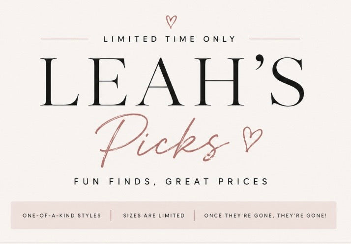 Leah's Picks