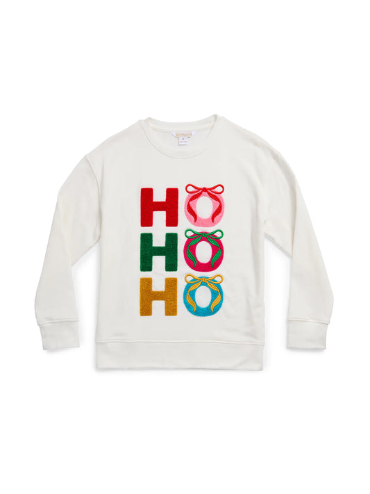 HO HO HO BOWS SWEATSHIRT