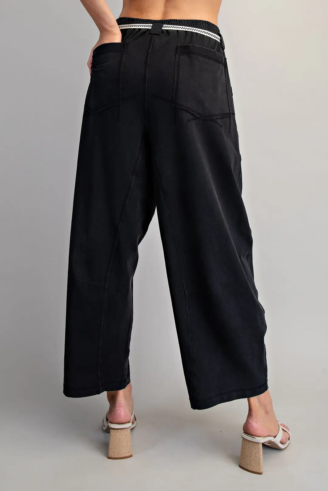 Mineral Wash Tie Pants