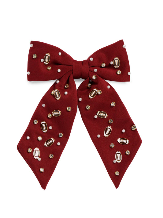 Game Day Charms Bow Clip