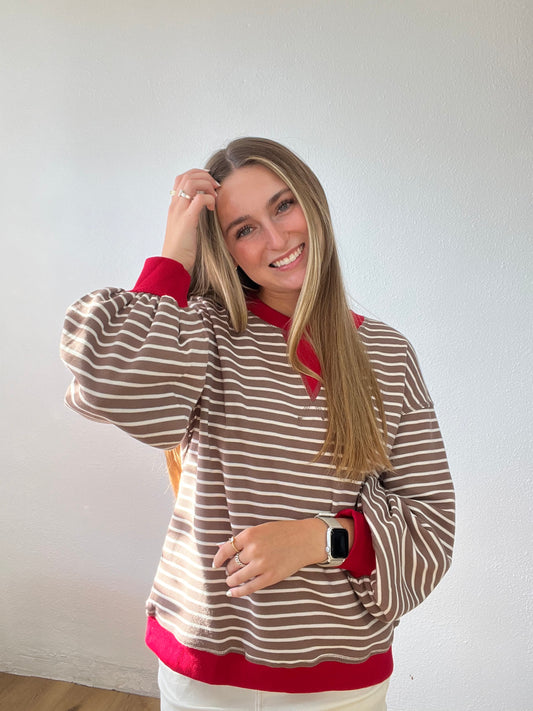 Striped Pullover Top