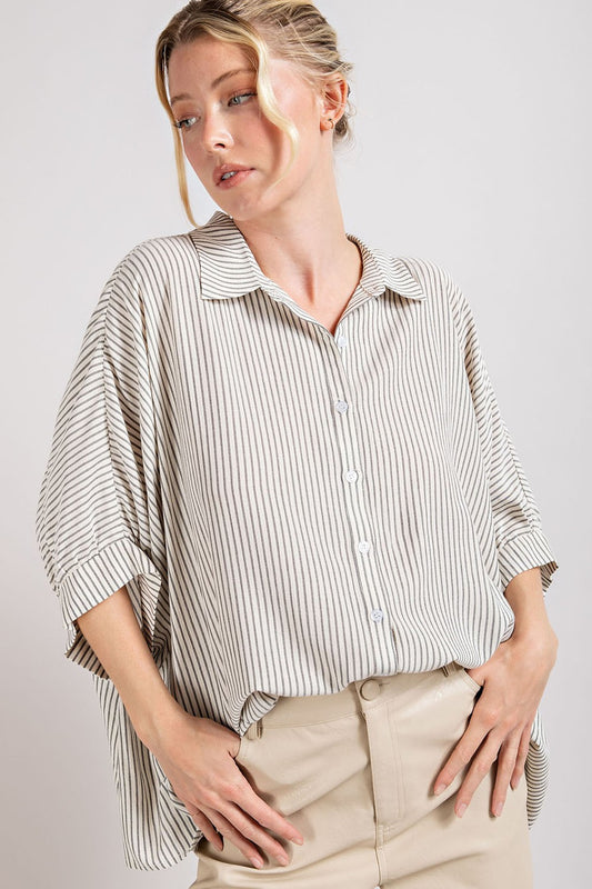Button Down Stripe