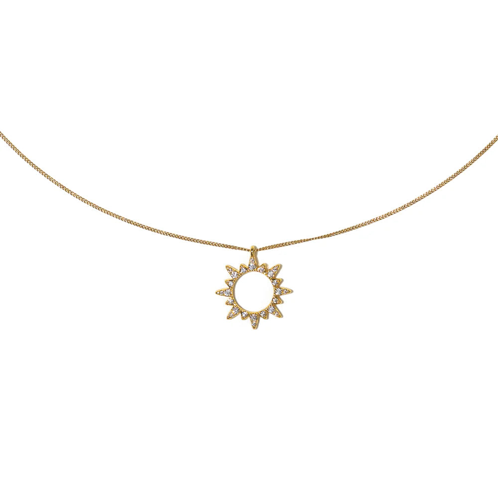 Star Shaped Diamond Necklace