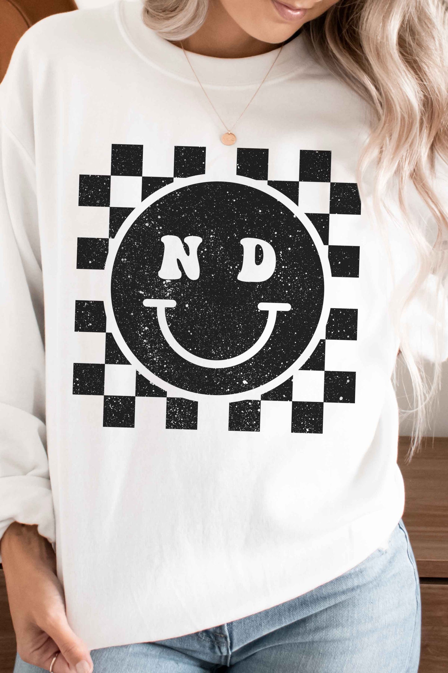 ND checker happy face crew