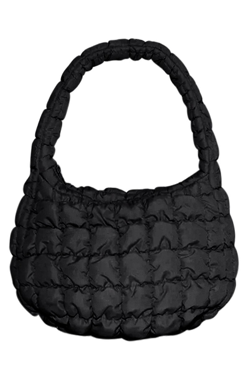 puff quilt texture sholder bag