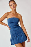 Denim Tube Dress