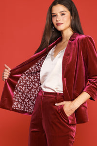 Velvet Blazer