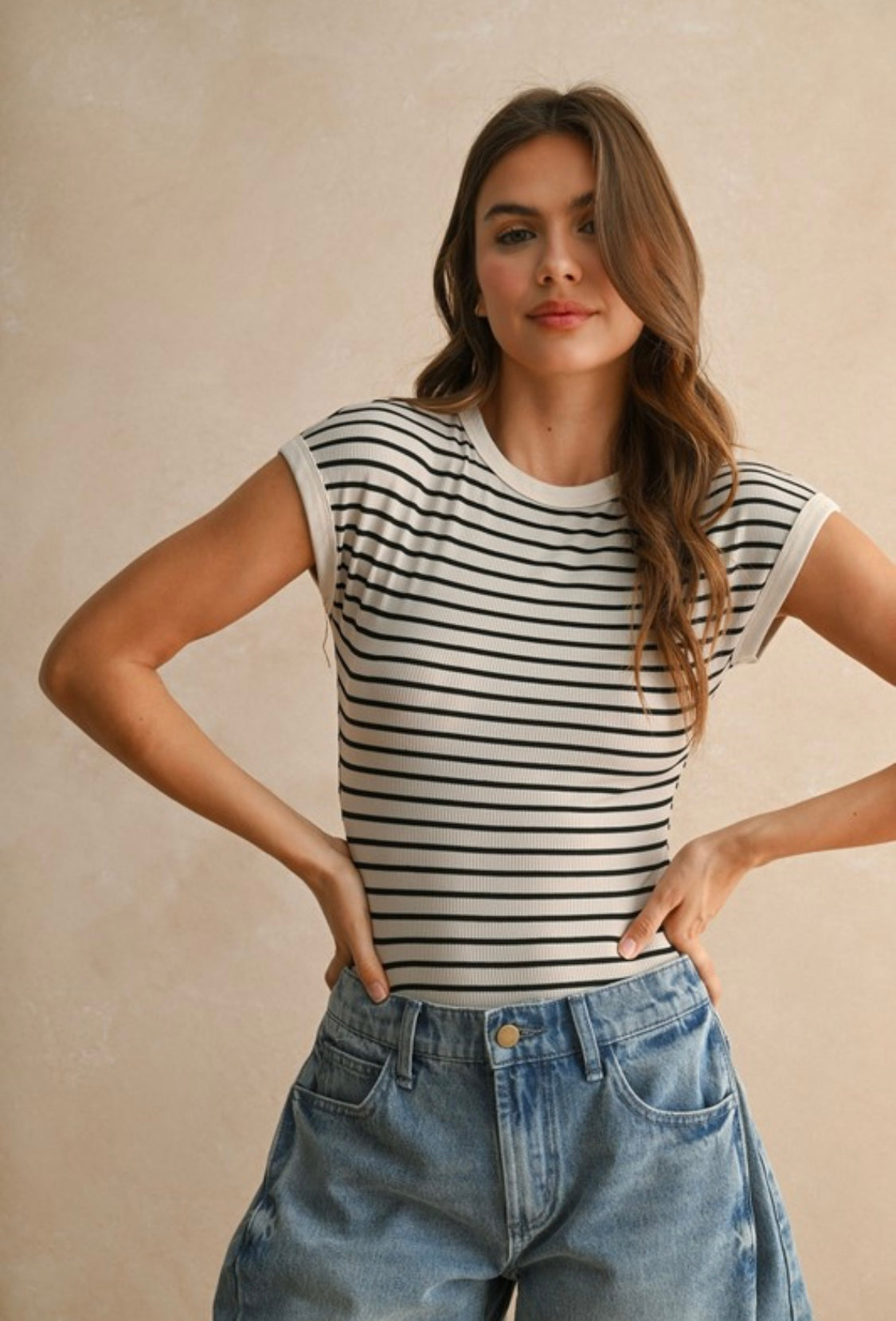 Cap Sleeve Bodysuit