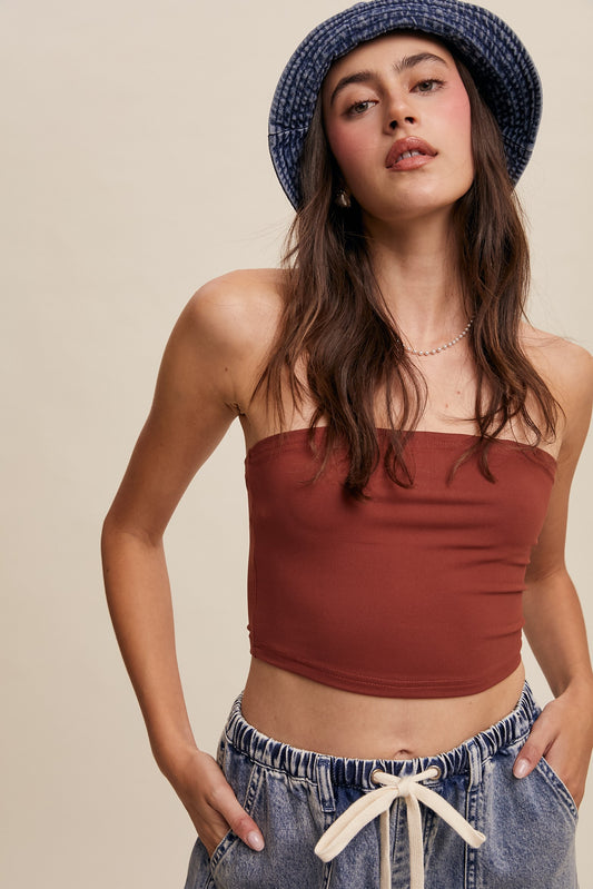 Basic Cropped Tube Top
