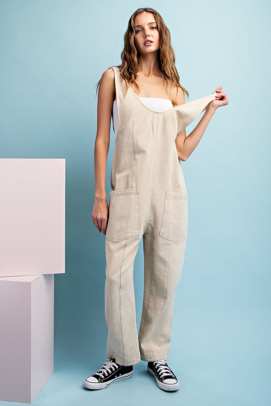 Scoop Neck Jumpsuit