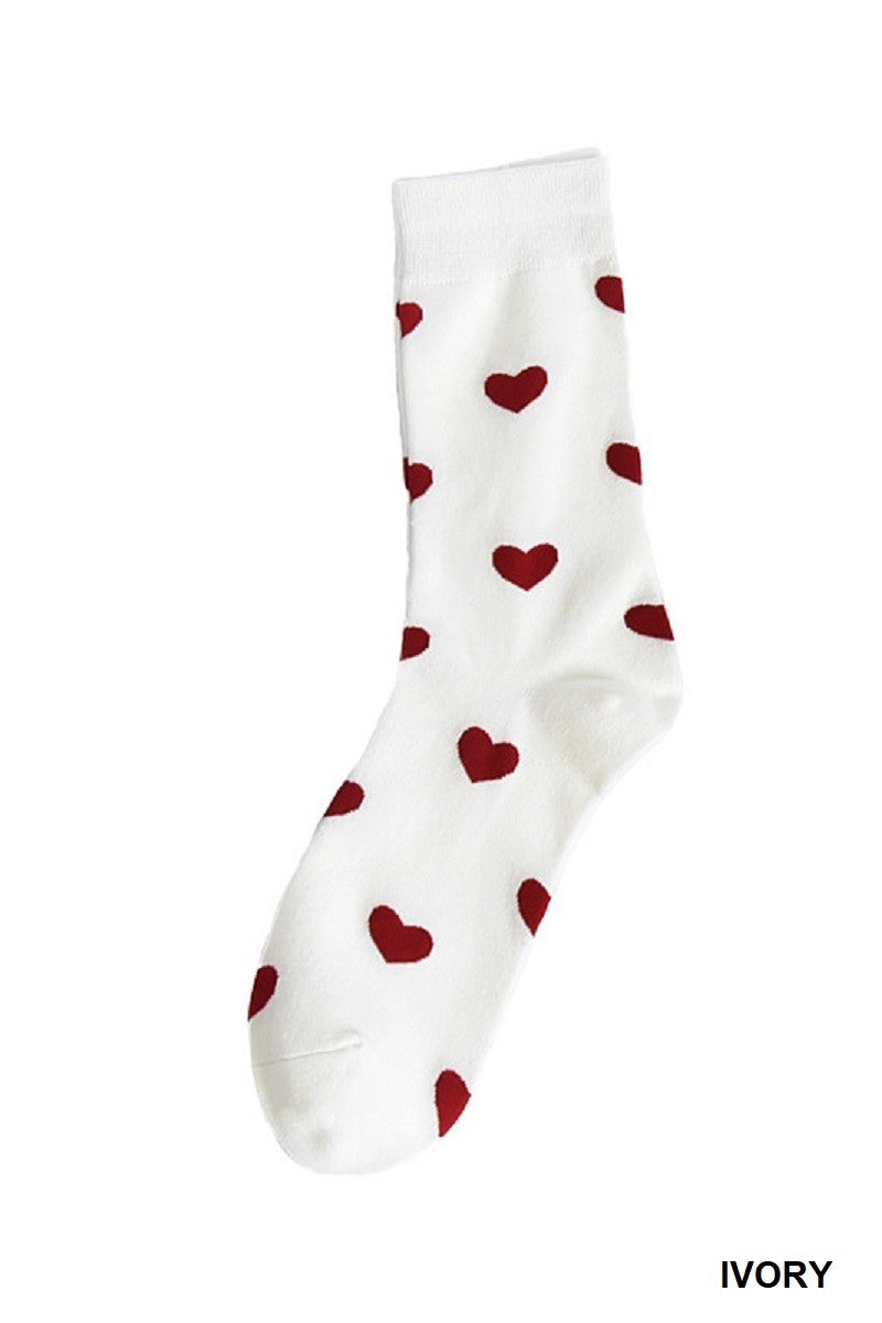 Heart Pattern Socks